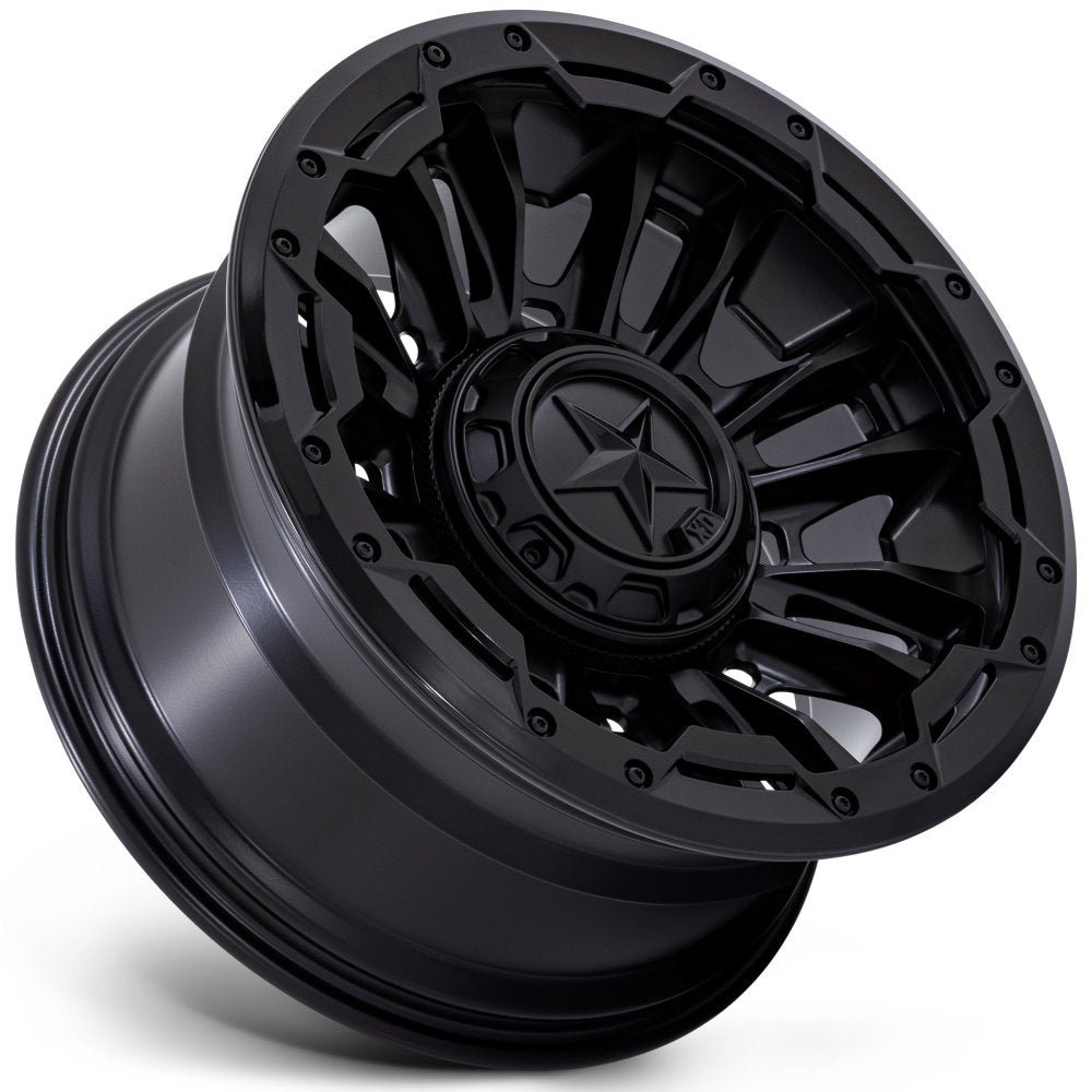 20X9 XD Series XD870 Bomber Matte Black 8x6.5/165 1mm - Flex Offroad
