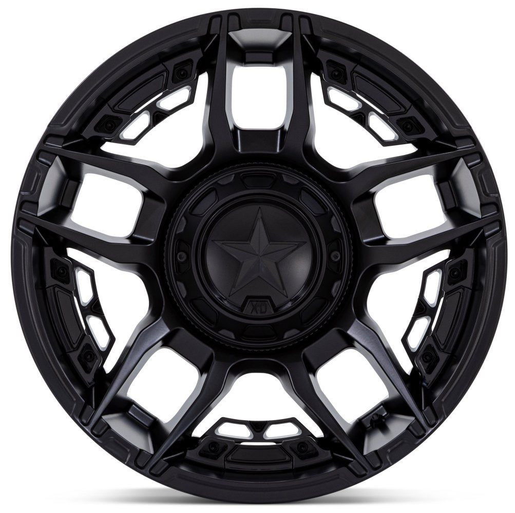 20X9 XD Series XD871 Slash Matte Black 5x5/127 5x5.5/139.7 1mm - Flex Offroad