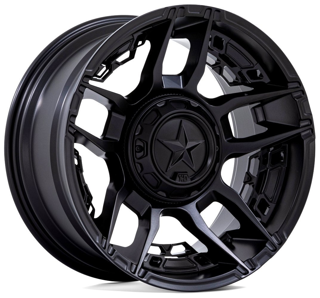(Clearance - No Returns) 20X9 XD Series XD871 Slash Matte Black 5x5/127 5x5.5/139.7 20mm