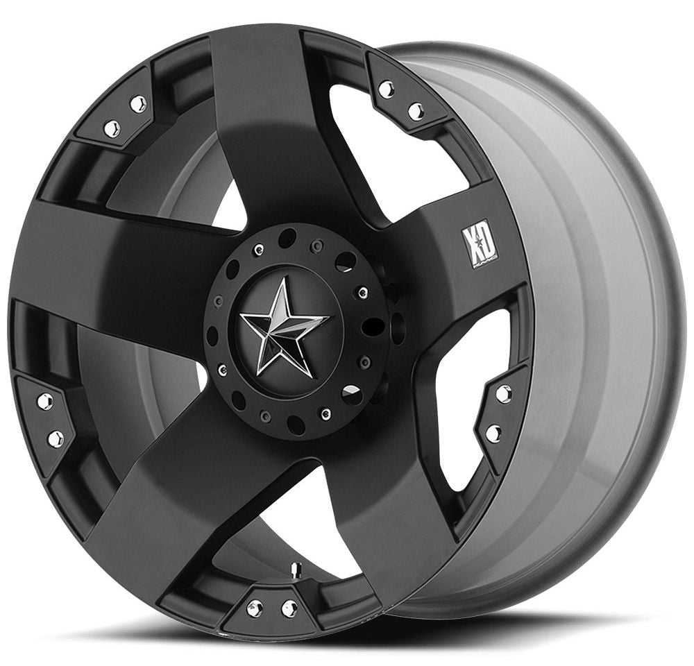 18x9 XD Series XD775 Rockstar Matte Black 5x5/127 5x5.5/139.7 0mm - Flex Offroad