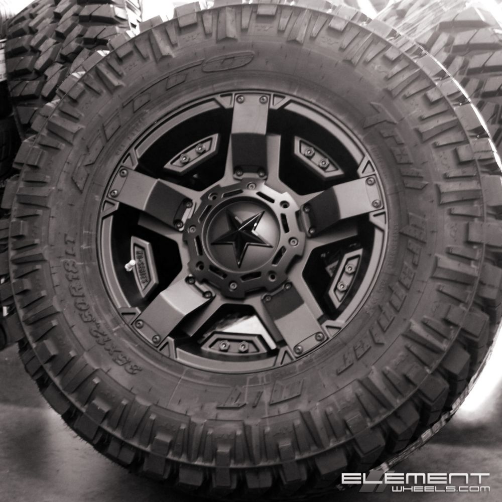 17x9 XD Series XD811 Rockstar II All Matte Black 5x5/127 -12mm - Flex Offroad