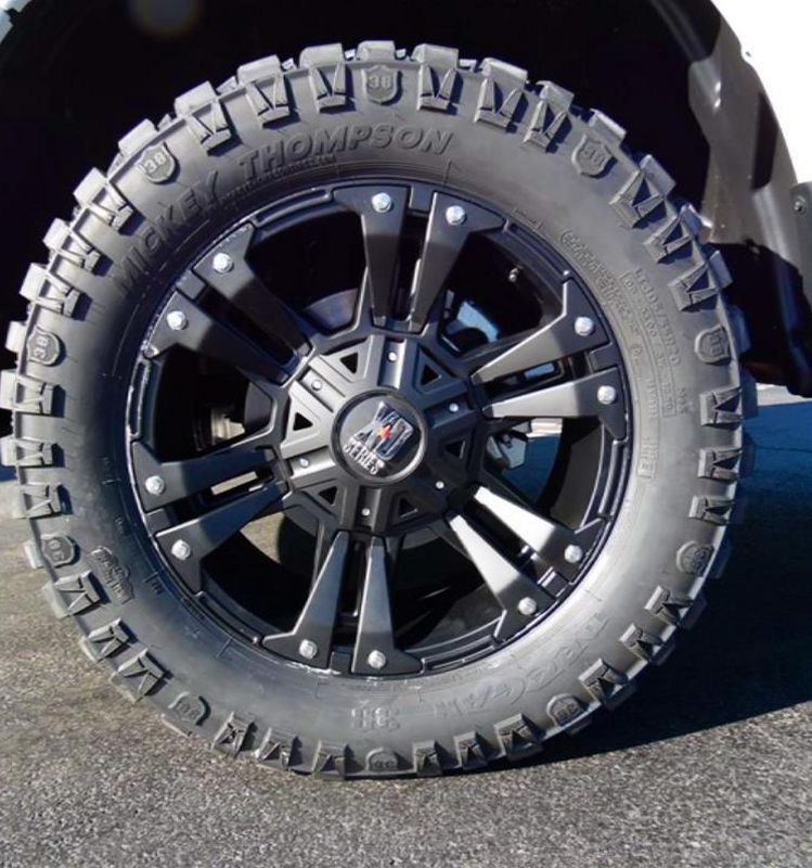 20x9 XD Series XD822 Monster II All Matte Black 6x135 6x5.5/139.7 0mm