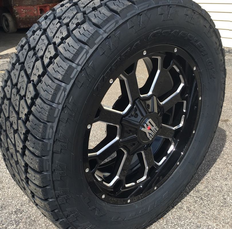 20x9 XD Series XD825 Buck 25 Gloss Black Milled 6x135 6x5.5/139.7 0mm - Flex Offroad