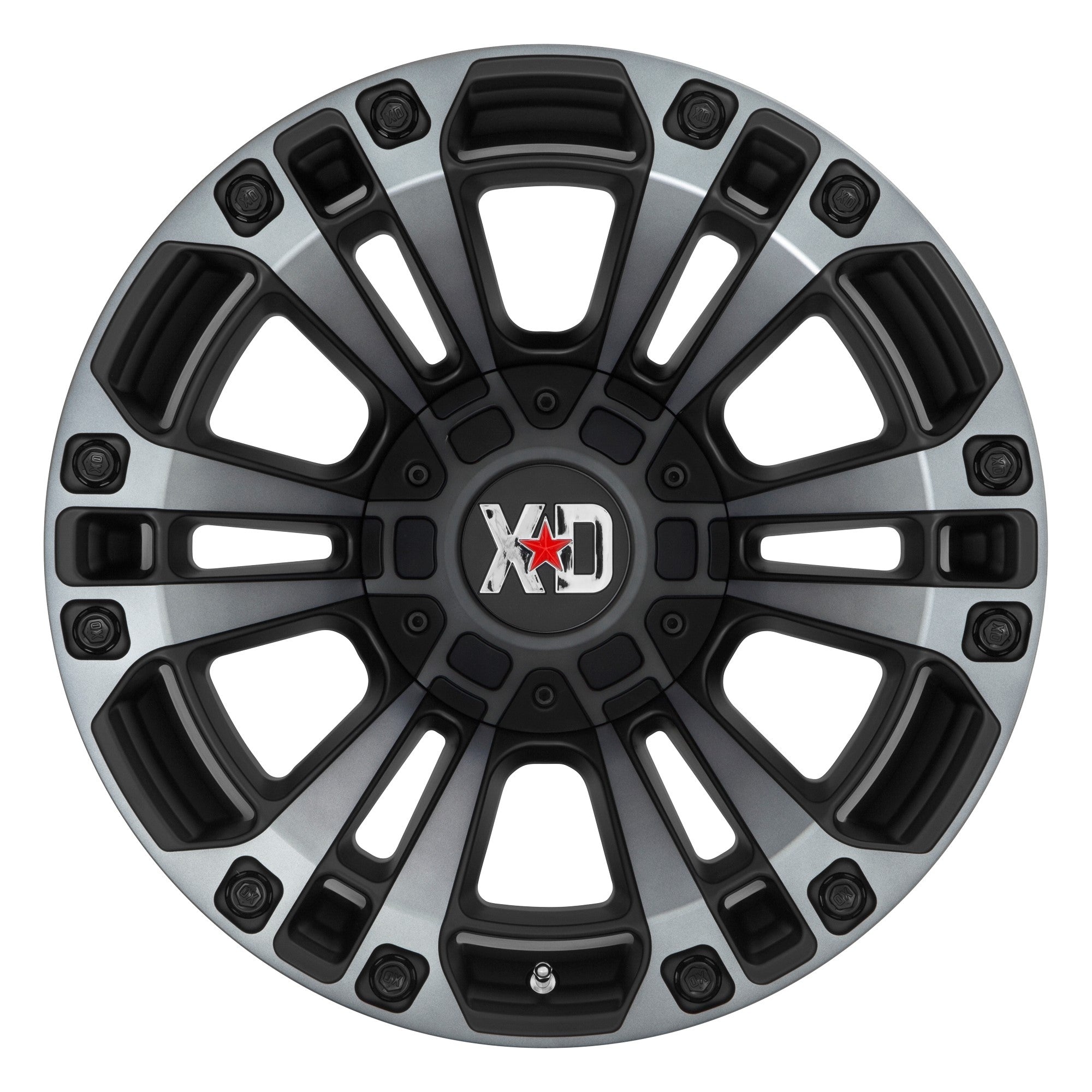 (Clearance - No Returns) 20x10 XD Series XD851 Monster 3 Satin Black w/ Grey Tint 5x5/127 5x5.5/139.7 -18mm - Flex Offroad
