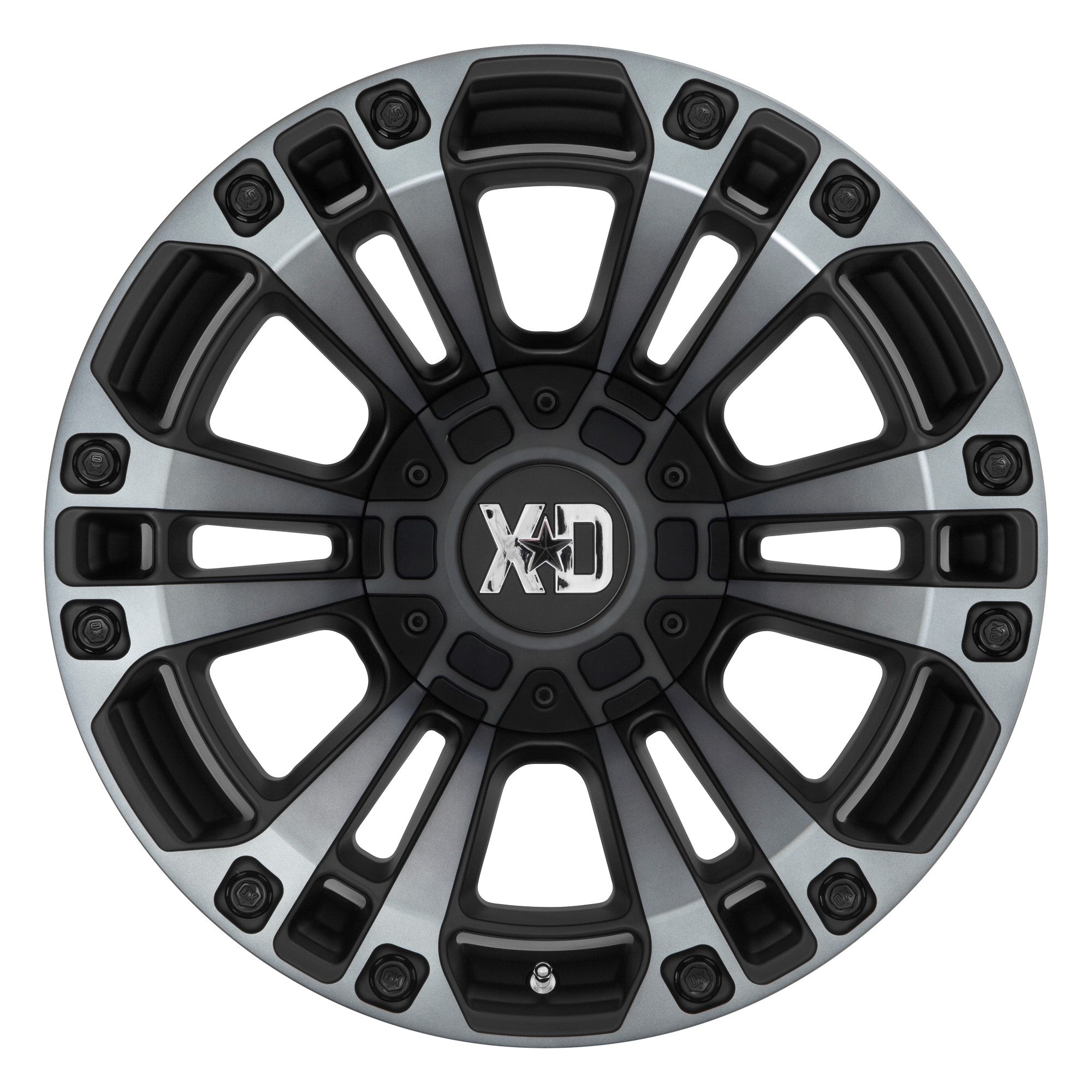 (Clearance - No Returns) 20x10 XD Series XD851 Monster 3 Satin Black w/ Grey Tint 5x5/127 5x5.5/139.7 -18mm - Flex Offroad