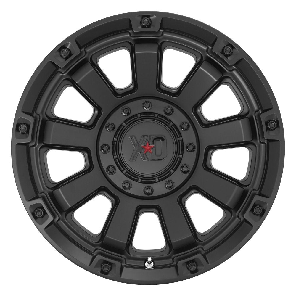 20x10 XD Series XD852 Gauntlet Satin Black 5x5/127 5x5.5/139.7 -18mm - Flex Offroad