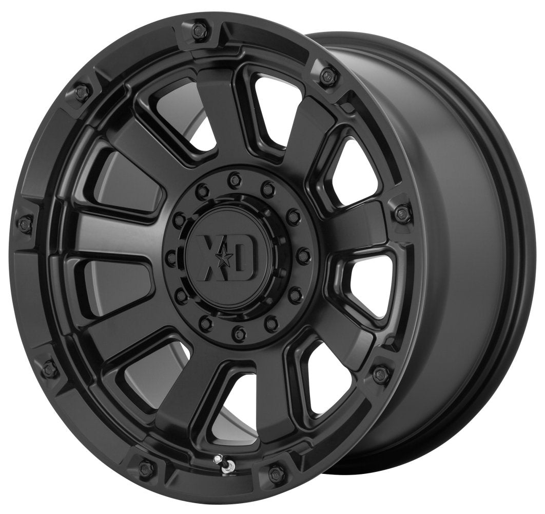 20x10 XD Series XD852 Gauntlet Satin Black 5x5/127 5x5.5/139.7 -18mm - Flex Offroad