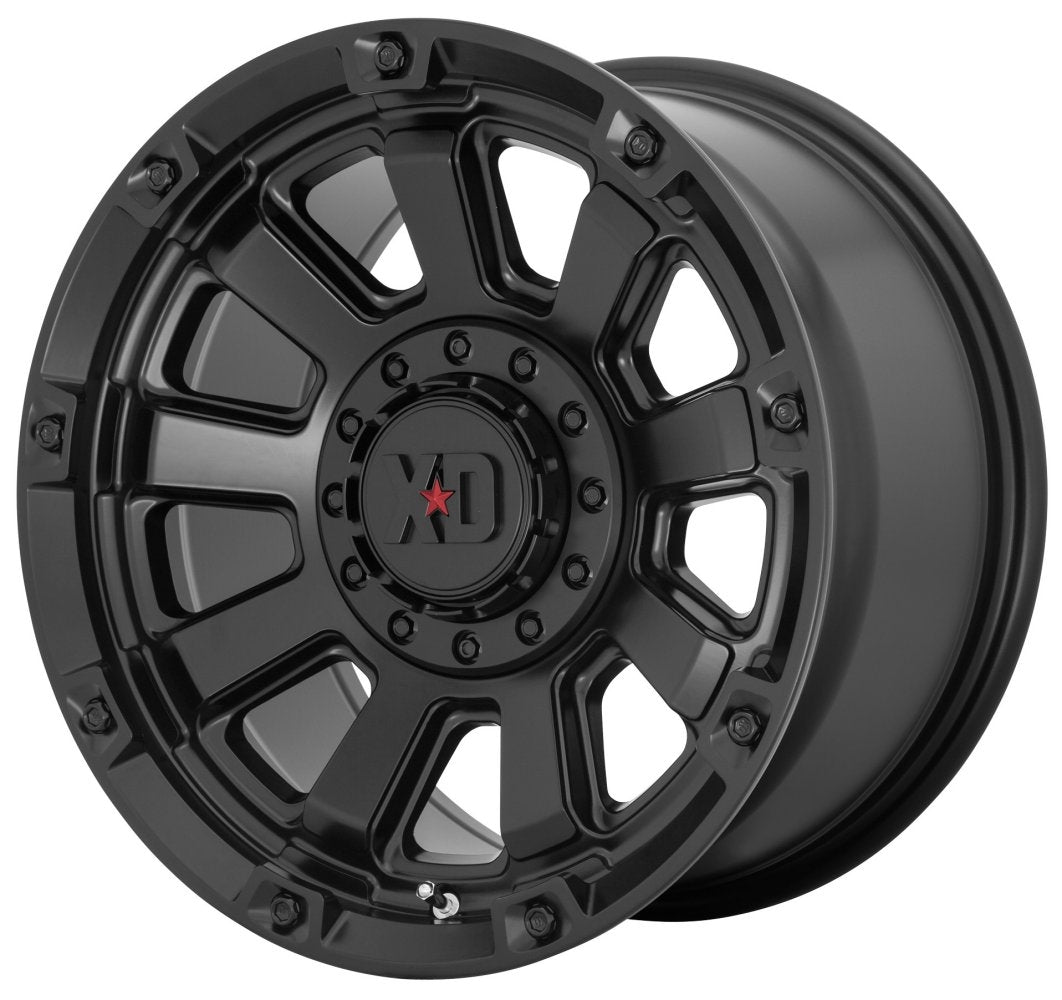 20x10 XD Series XD852 Gauntlet Satin Black 5x5/127 5x5.5/139.7 -18mm - Flex Offroad