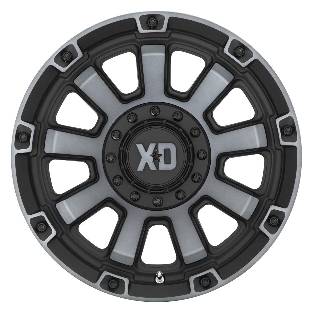 17x9 XD Series XD852 Gauntlet Satin Black w/ Gray Tint 6x135 6x5.5/139.7 0mm - Flex Offroad