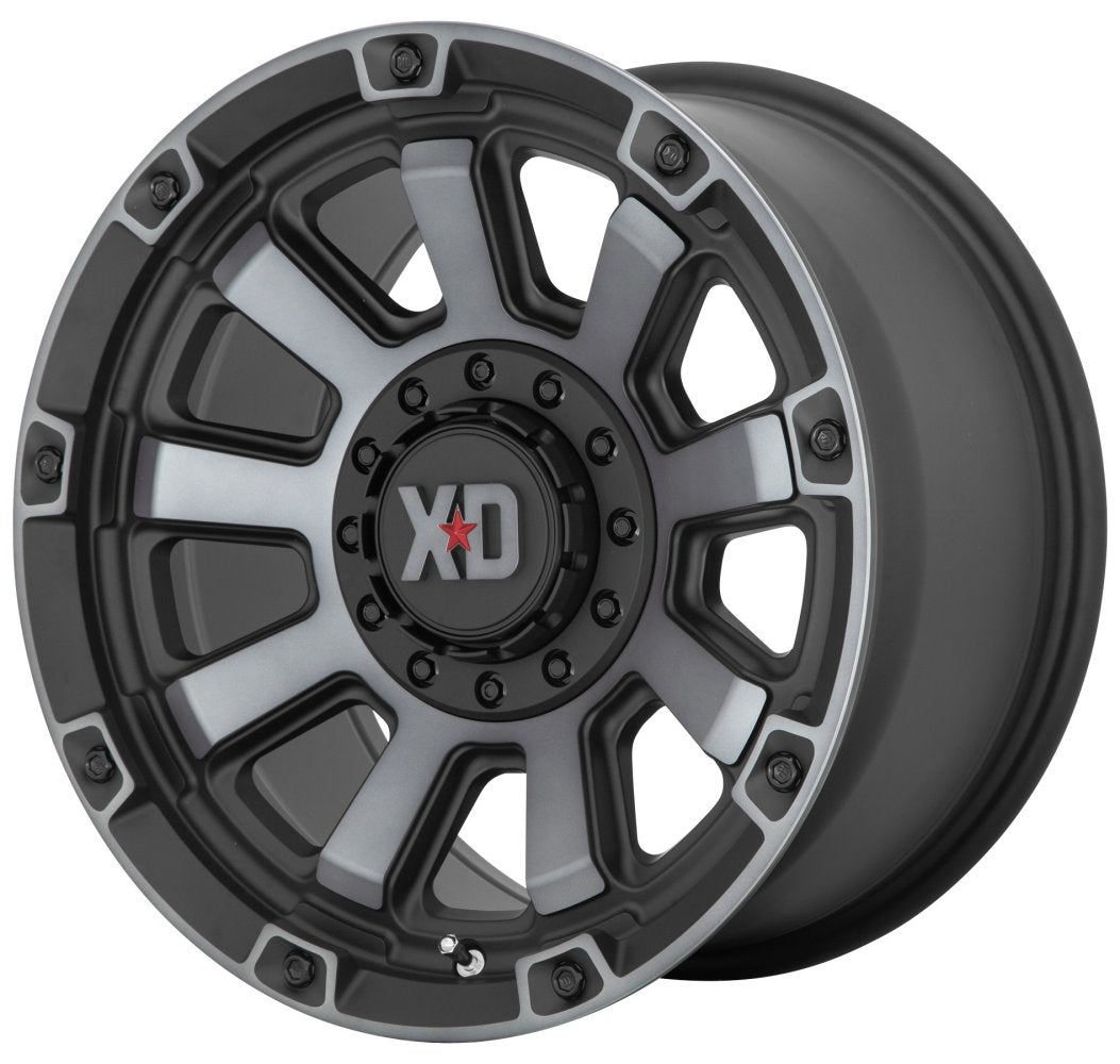 17x9 XD Series XD852 Gauntlet Satin Black w/ Gray Tint 6x135 6x5.5/139.7 0mm - Flex Offroad
