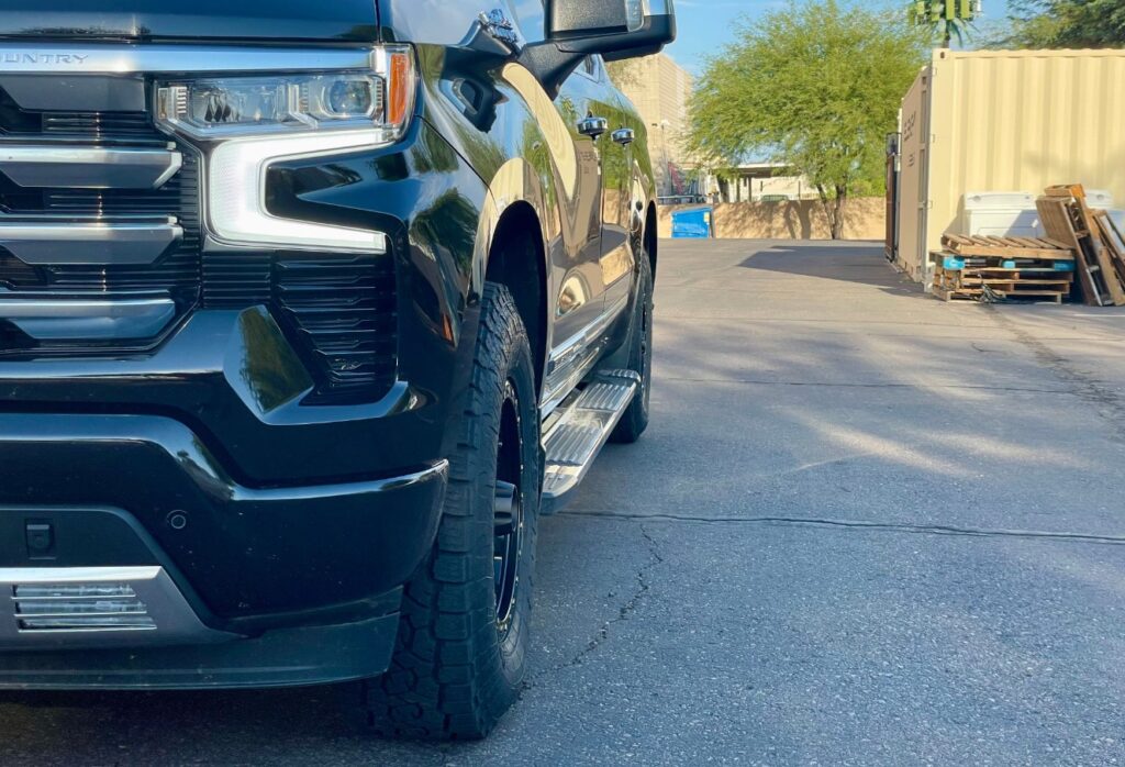 17 inch Method MR305's in Matte Black on a 2023 Chevrolet Silverado 1500 - Flex Offroad