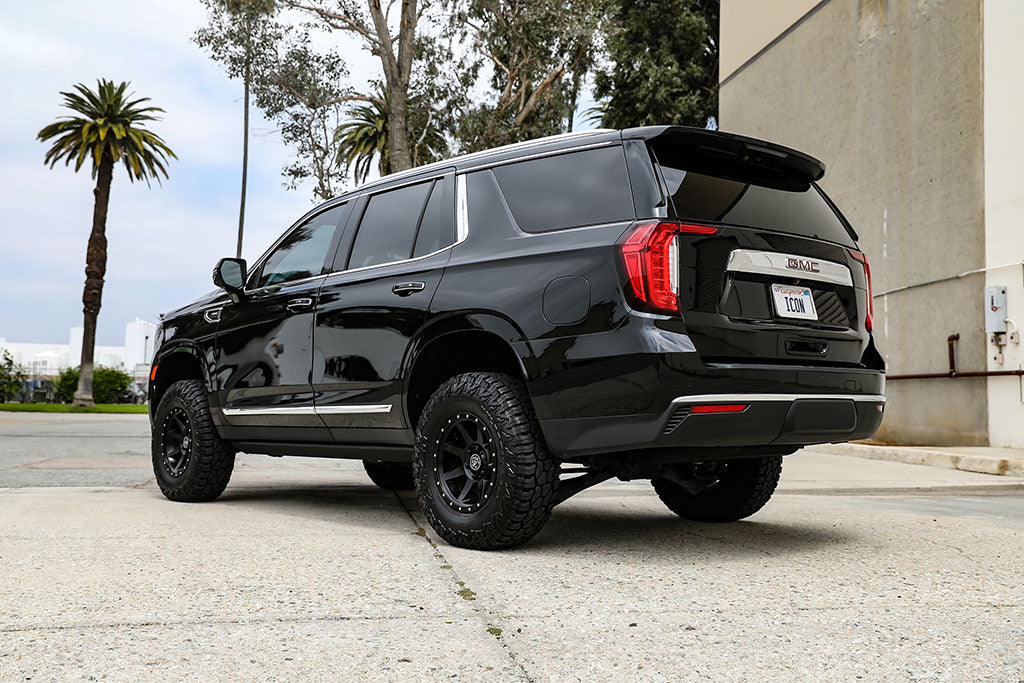 ICON 2021-2023 Chevrolet Tahoe & Suburban/2021-2023 GMC Yukon & Yukon XL, 2.5-3.25" Lift, Stage 4 Suspension System, Tubular UCA k73104t