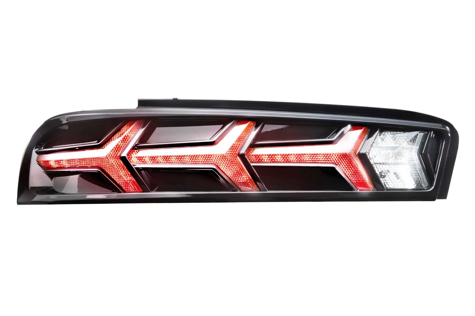 Morimoto XB LED Tails: Chevrolet Camaro (16-18) (Pair / Lambo / Red) LF400 - Flex Offroad