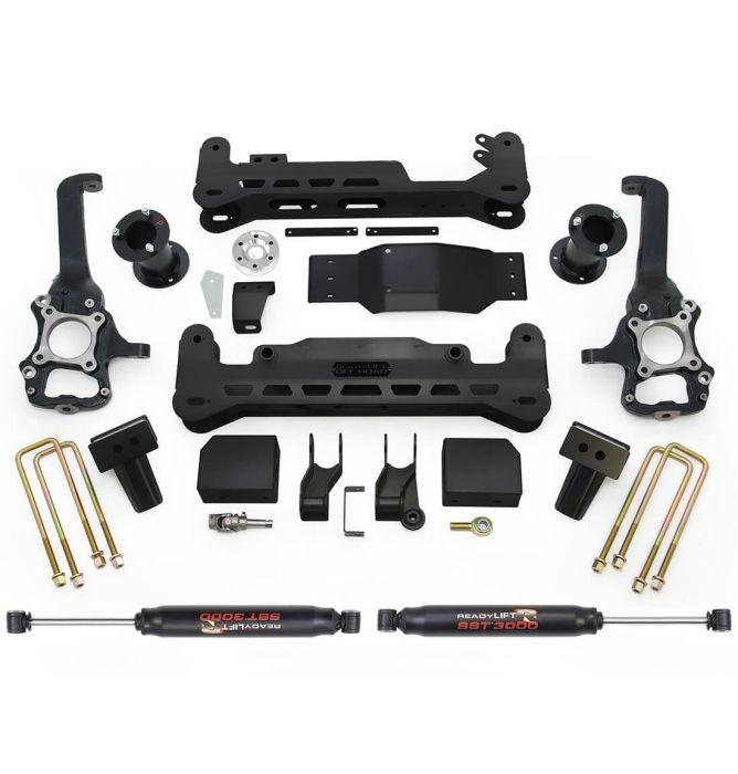 ReadyLIFT 7" Lift Kit w/ SST3000 Shocks 2015-2020 Ford F-150 4WD 44-2575-K - Flex Offroad