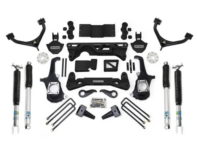 ReadyLIFT 7-8" Lift Kit GM Silverado/Sierra 2500HD/3500HD w/Bilstein Shocks 2011-2019 44-3072 - Flex Offroad