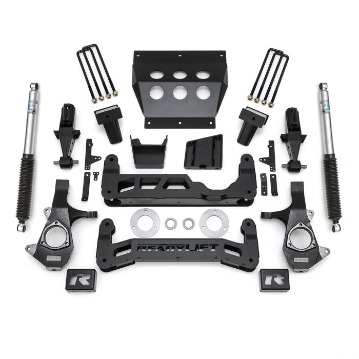 ReadyLIFT 7" Lift Kit w/ Bilstein Shocks 2014-2018 Chevrolet Silverado 1500/ GMC Sierra 1500 w/ Cast Steel Suspension 44-3471 - Flex Offroad
