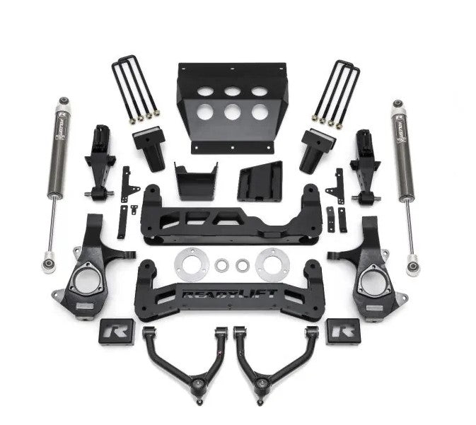 ReadyLIFT 7" Lift Kit GM Silverado/Sierra 1500 2014-2018 w/Stamped Seel Suspension 44-34720 - Flex Offroad
