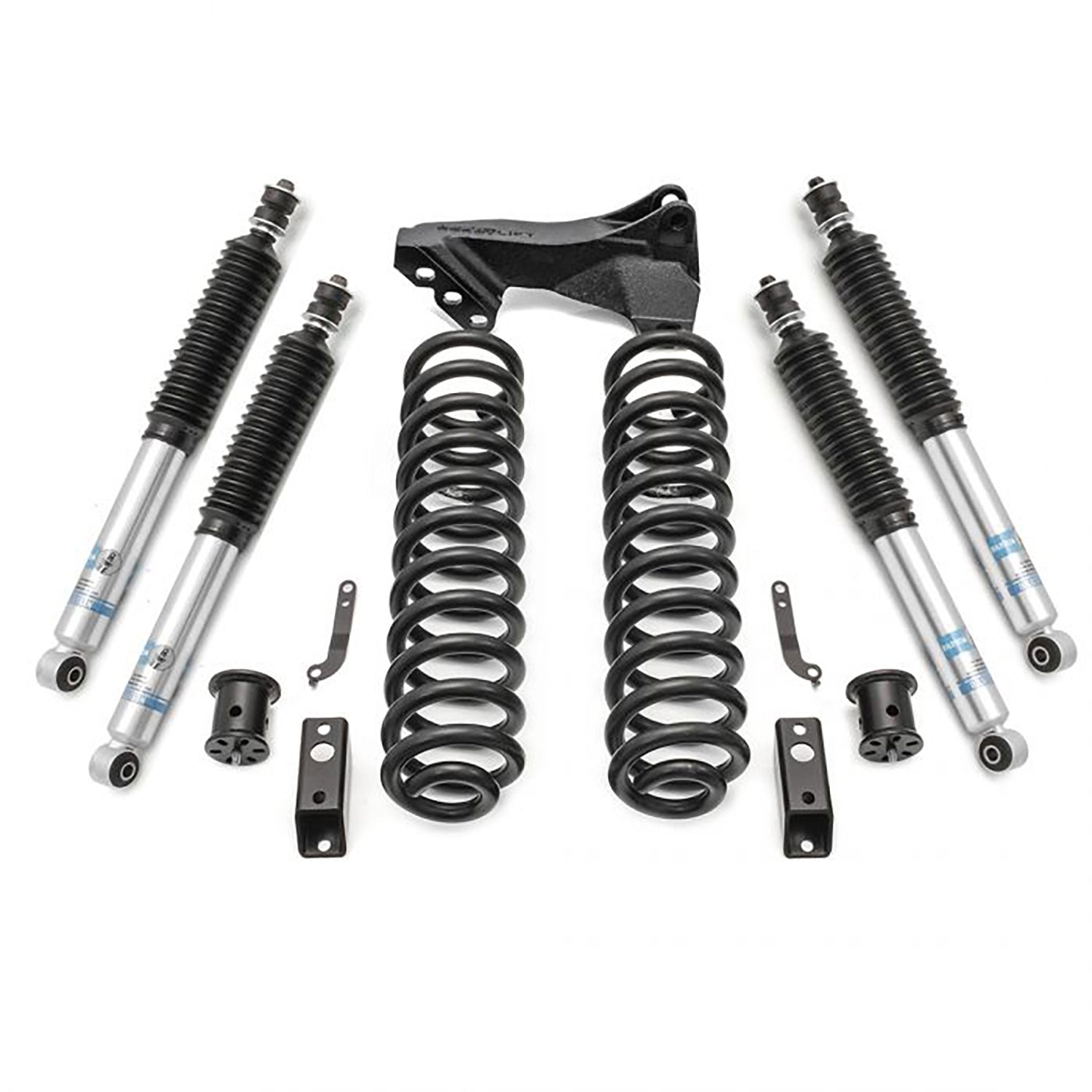 ReadyLIFT 2.5&quot; Coil Spring Front Lift Kit w/ Bilstein Front &amp; Rear Shocks 2017-2021 Ford F-250/F-350 Super Duty Diesel 4WD 46-2724