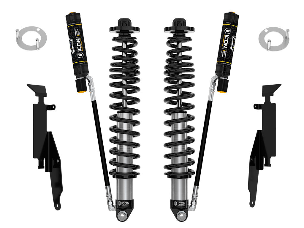 ICON 2021-2023 Ford Bronco, Rear, 1.25-3" Lift, V.S. 2.5 Series Coilover Kit, Remote Reservoir w/ CDEV 48710e
