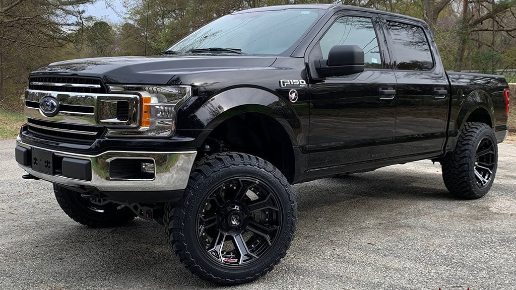 (Clearance - No Returns) 22x12 4Play Off-Road 4P70 Brushed Black (* May Require Trimming) 5x5.5/139.7 5x5/127 -44mm - Flex Offroad