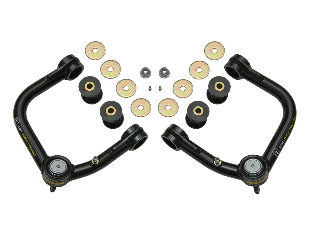 ICON 2007-2014 Toyota FJ Cruiser/2003-2024 Toyota 4Runner/2003-2023 Lexus GX, Tubular Upper Control Arm, w/ Delta Joint Kit 58451dj