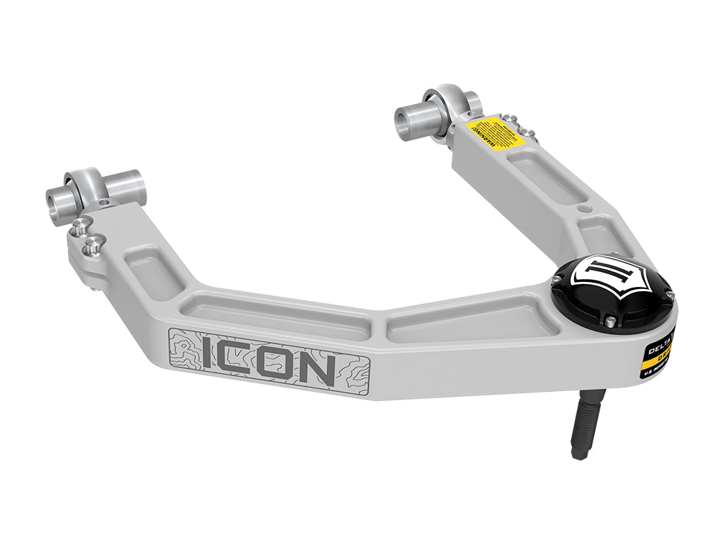 ICON 2024-2025 Toyota Tacoma/2024 Toyota Land Cruiser 250 Series/2024 Lexus GX550, Front, Billet Upper Control Arms w/ Delta Joint Pro 58552dj