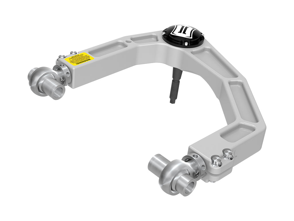ICON 2024-2025 Toyota Tacoma/2024 Toyota Land Cruiser 250 Series/2024 Lexus GX550, Front, Billet Upper Control Arms w/ Delta Joint Pro 58552dj