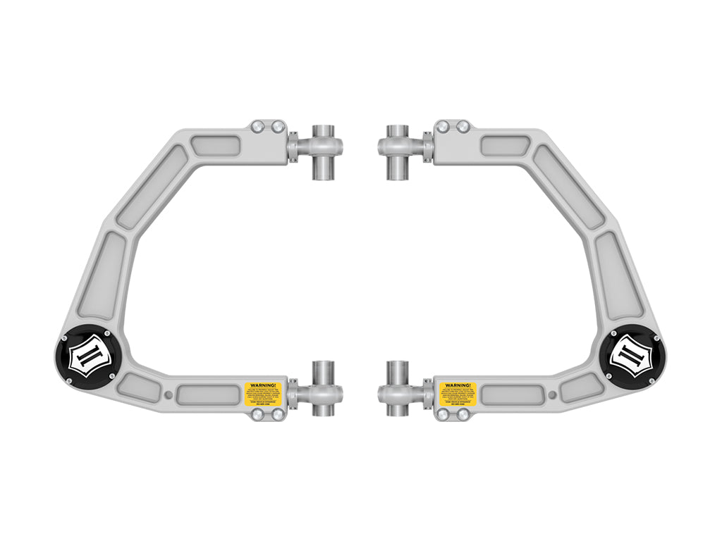 ICON 2024-2025 Toyota Tacoma/2024 Toyota Land Cruiser 250 Series/2024 Lexus GX550, Front, Billet Upper Control Arms w/ Delta Joint Pro 58552dj