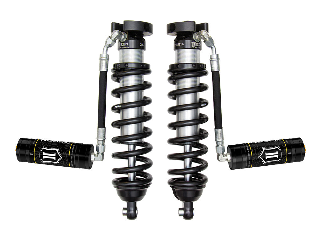 ICON 1996-2004 Toyota Tacoma, 0-3" Lift, Front,V.S. 2.5 Series Coilover Kit, Extended Travel, Remote Reservoir 58715