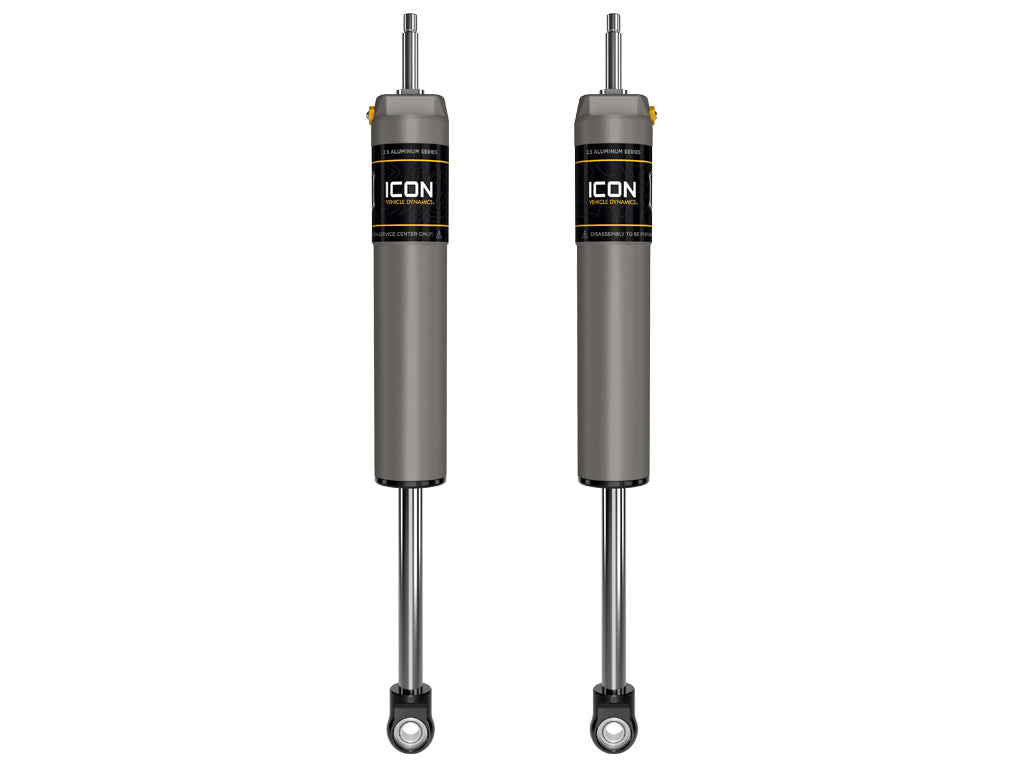 ICON 2005-2024 Ford F-250/F-350 Super Duty 4WD, 7" Lift, Front, V.S. 2.5 Aluminum Series Shock Absorbers, Internal Reservoir, Pair 67620p