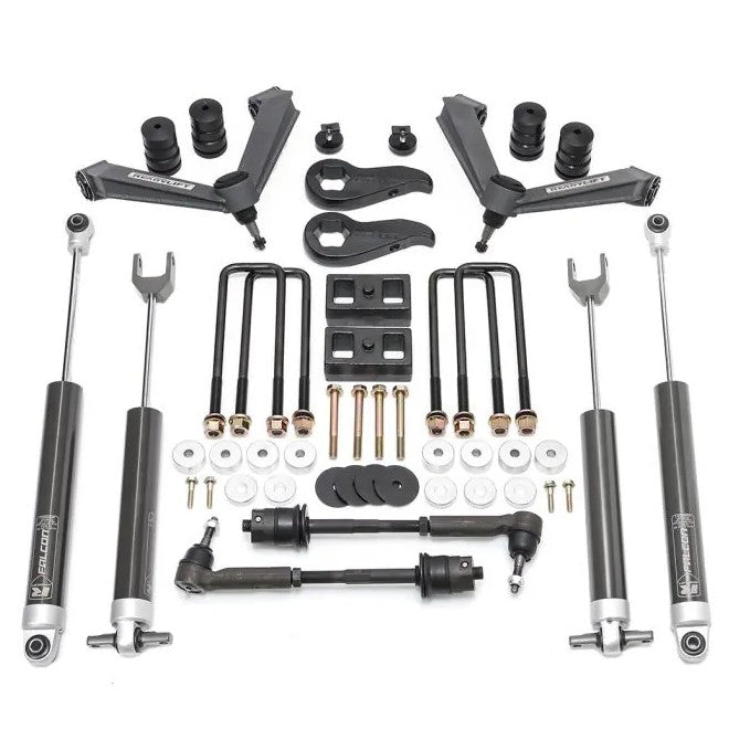 ReadyLIFT 3.5'' SST Lift Kit Front w/2'' Rear w/Fabricated Control Arms And Falcon1.1 Monotube Shocks- GM Silverado/Sierra2500HD 2020-2022 69-30350 - Flex Offroad