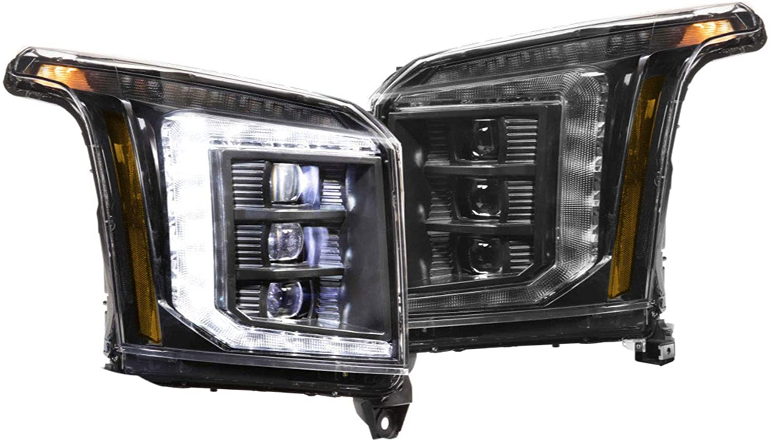 Morimoto XB LED Headlights: GMC Yukon (15-20) (Pair / ASM) LF545 - Flex Offroad