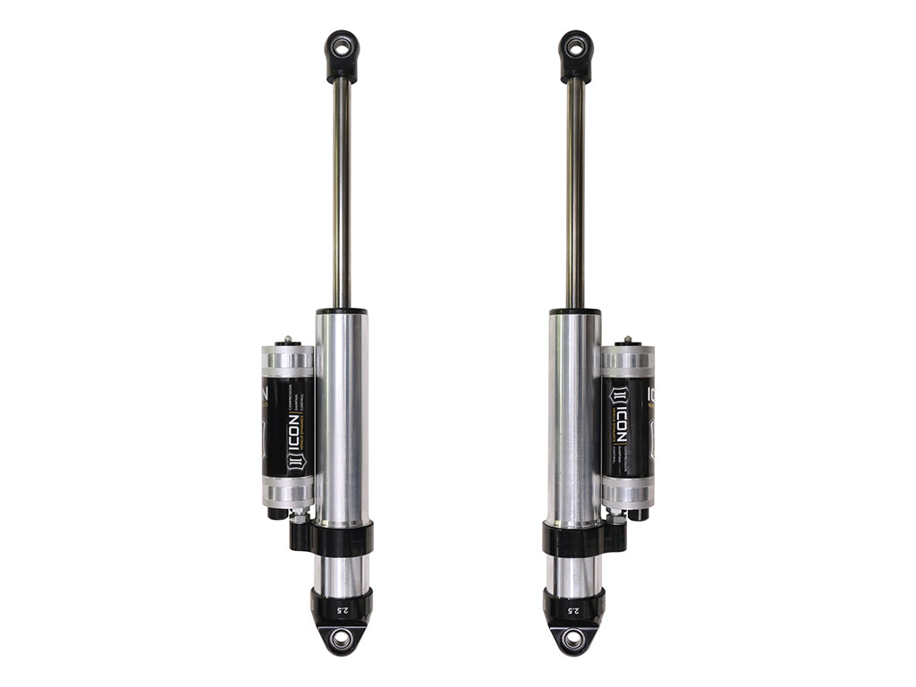 ICON 2019-2023 GM 1500, 0-2" Lift, Rear 2.5 VS Piggyback Res/CDCV Shocks, Pair 77703cp
