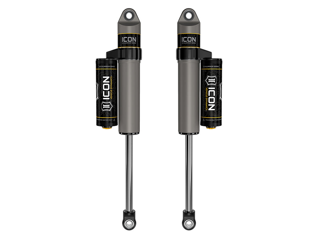 ICON 2023-2024 GMC Canyon/Chevrolet Colorado, 0-1" Lift, Rear 2.5 VS Piggyback Reservoir Shocks, Pair 77751p