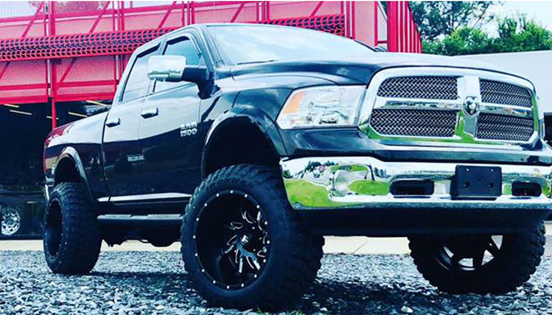 (Clearance - No Returns) 22x14 American Truxx AT183 Spyder Matte Black Milled (* May Require Trimming) 5x150 -76mm - Flex Offroad
