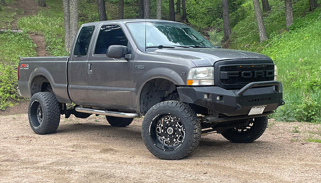 (Clearance - No Returns) 24x14 American Truxx AT1904 Cosmos Matte Black Milled (* May Require Trimming) 8x6.5/165 -76mm - Flex Offroad