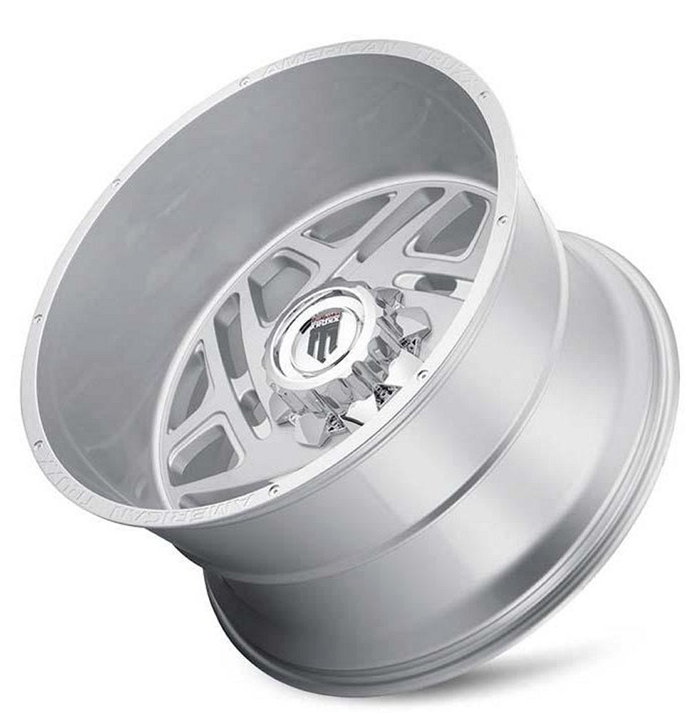 (Clearance - No Returns) 24x14 American Truxx AT1904 Cosmos Brushed Texture (* May Require Trimming) 5x5/127 -76mm - Flex Offroad