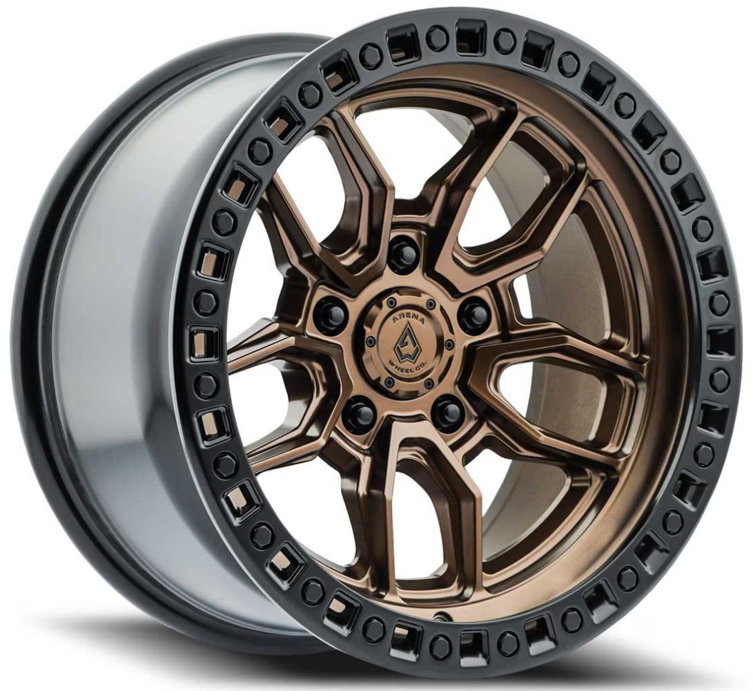 17x9 Arena A109 Hustle Smoked Bronze w/ Satin Black Lip 5x5/127 0mm