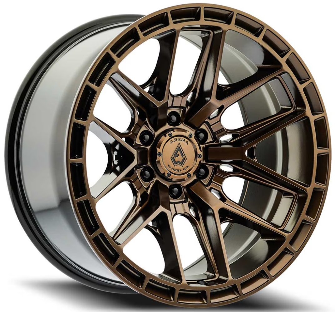 22x10 Arena A114 Battle Smoked Bronze Tint Clear 6x5.5/139.7 15mm