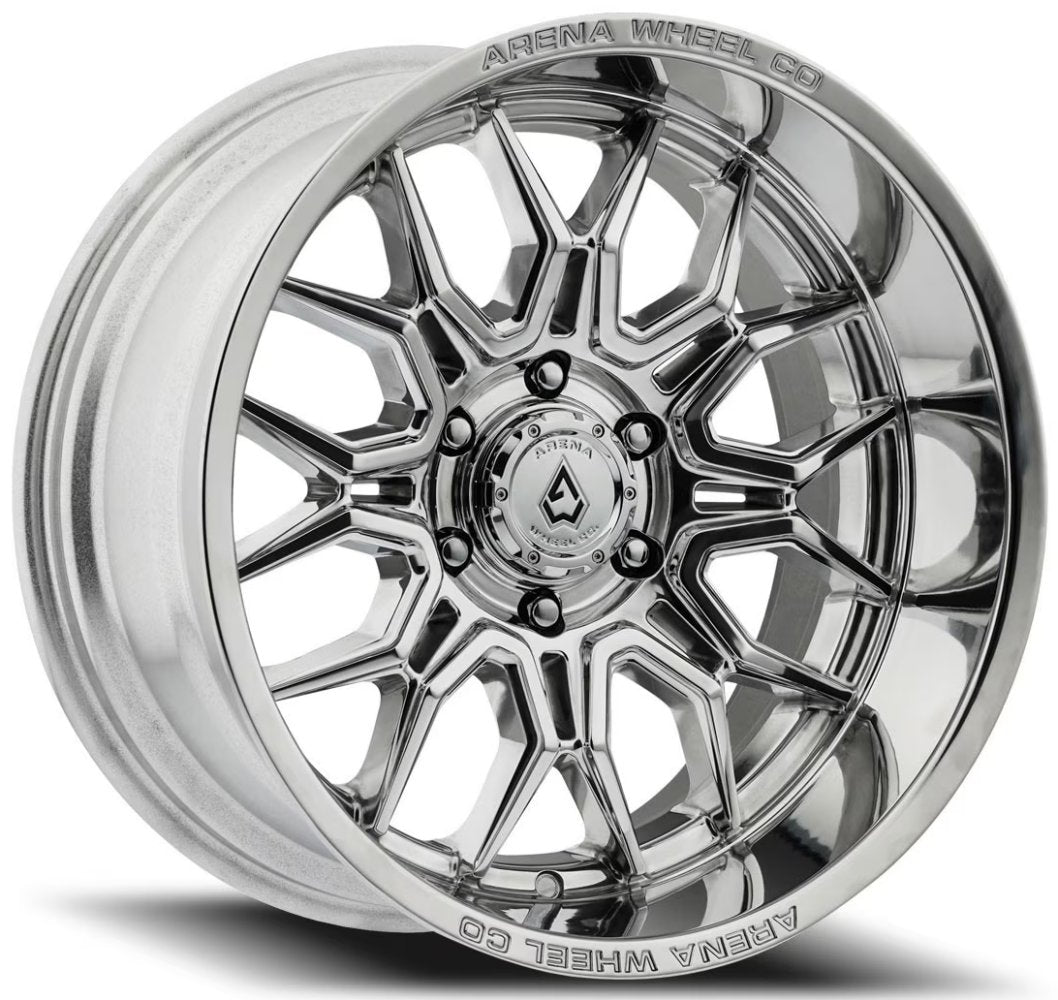 22x12 Arena A117 Violator Milled & Polished (* May Require Trimming) 6x5.5/139.7 -44mm