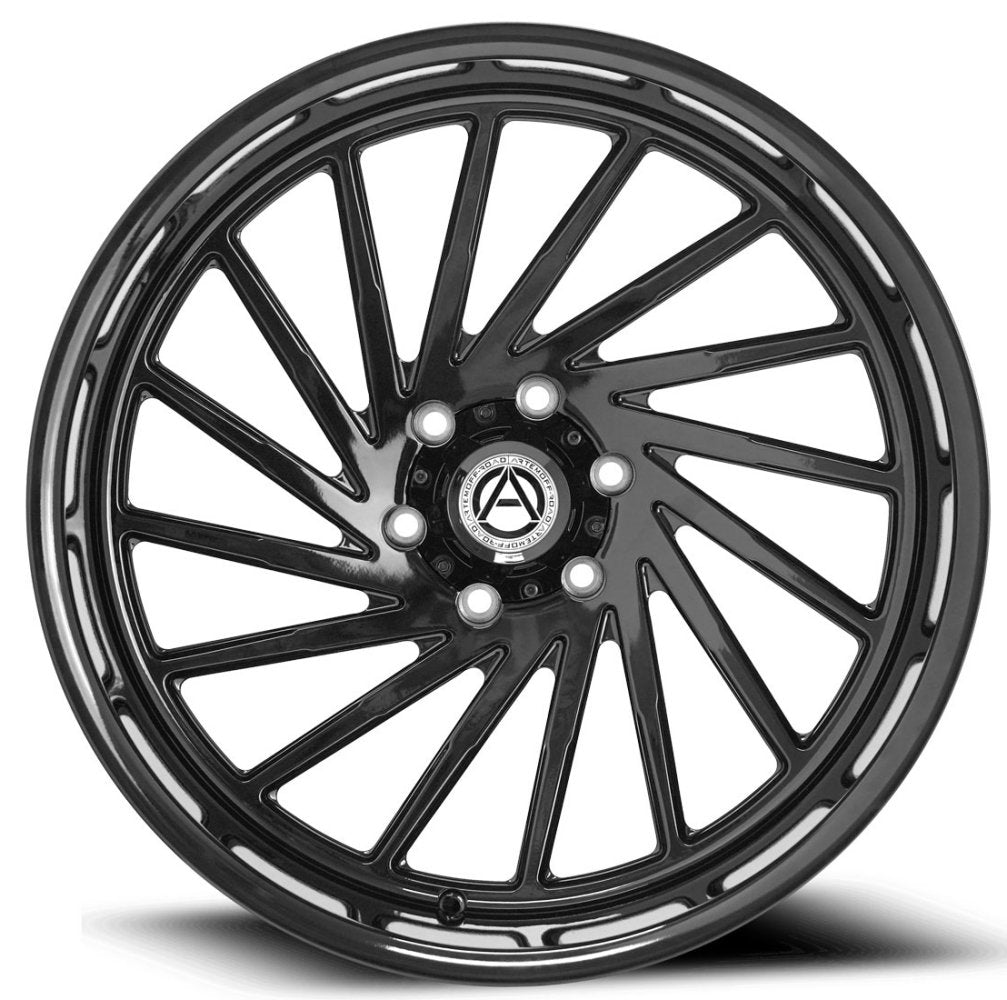 24x12 Artem Off-Road A205 Curvus Gloss Black (Flow Formed) (* May Require Trimming) 8x6.5/165 -44mm