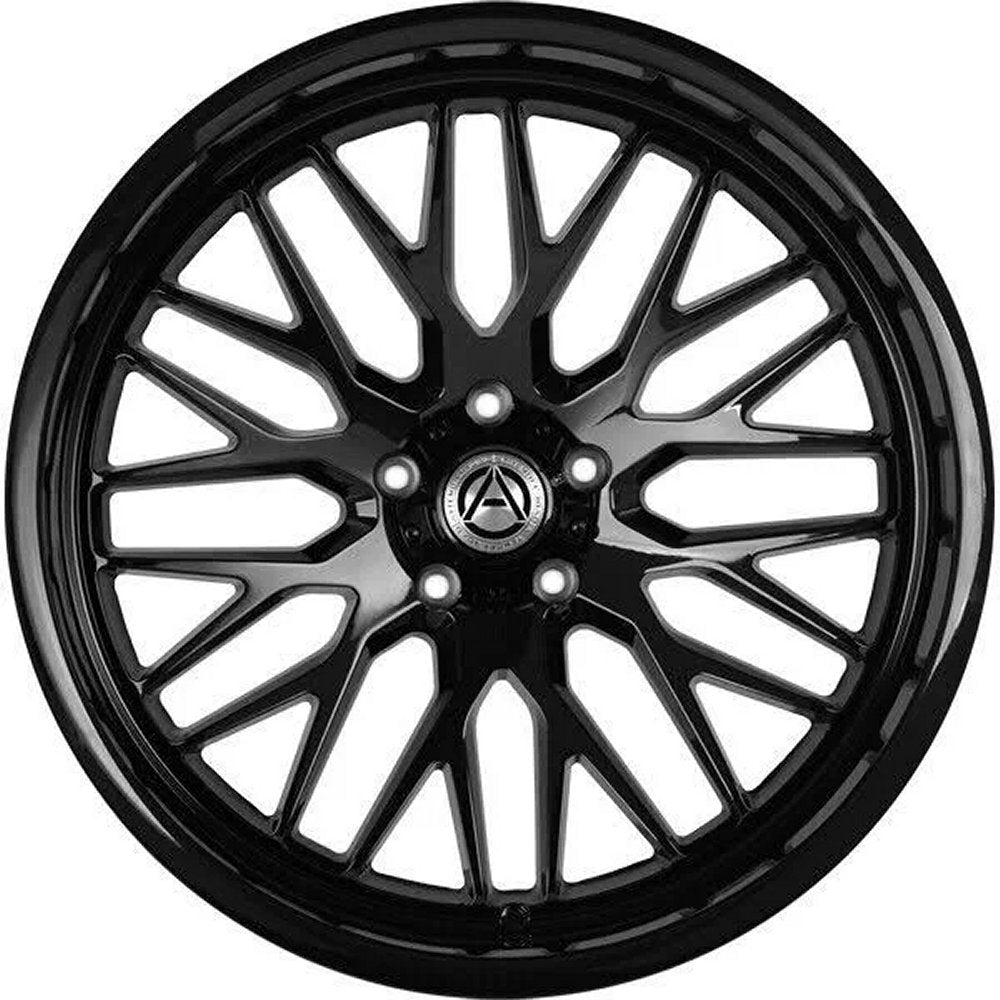 24X12 Artem Off-Road A206 Novus Gloss Black (Flow Formed) (* May Require Trimming) 6x5.5/139.7-44mm