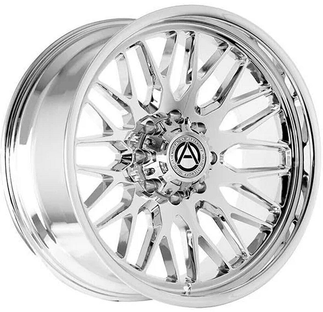 26x12 Artem Off-Road A206 Novus Chrome (Flow Formed) (* May Require Trimming) 8x6.5/165 -44mm