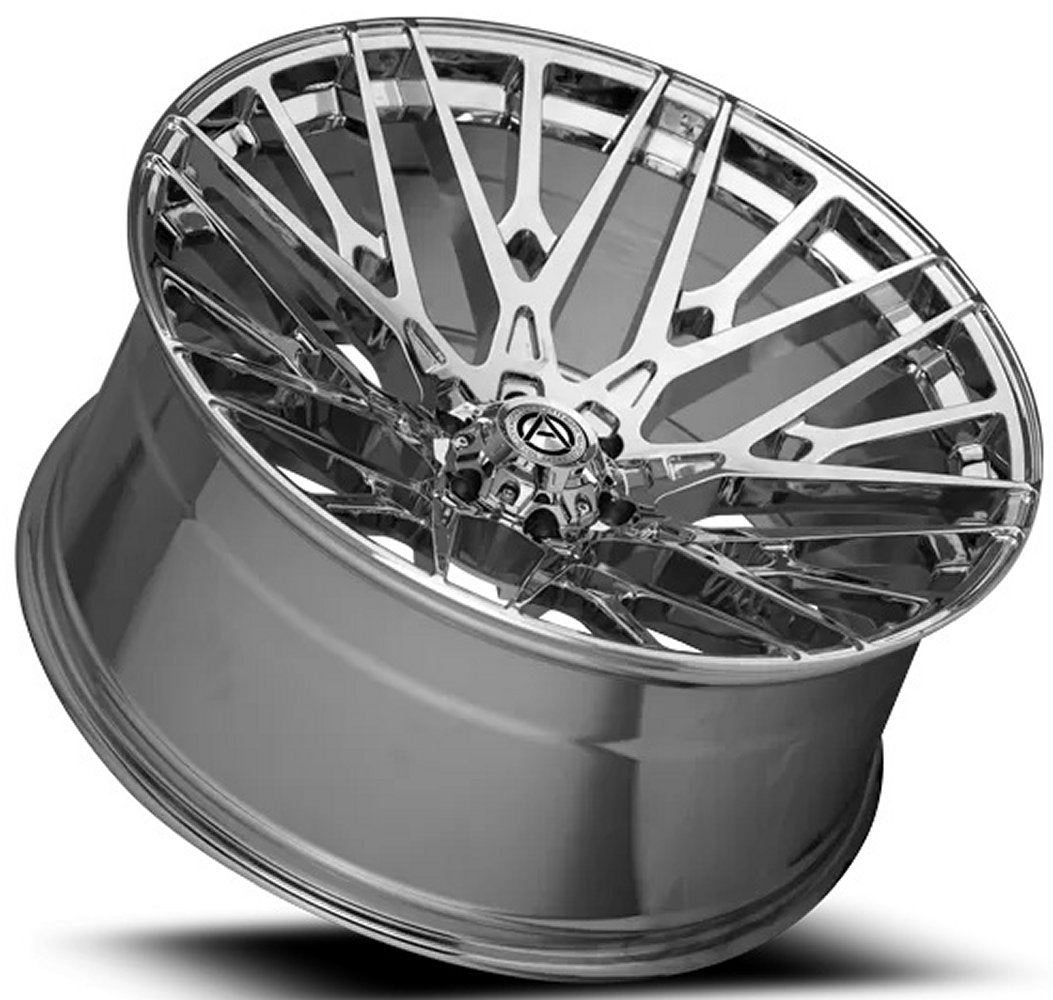 22X12 Artem Off-Road A209 Trident Chrome (Flow Formed) (* May Require Trimming) 6x135 -44mm
