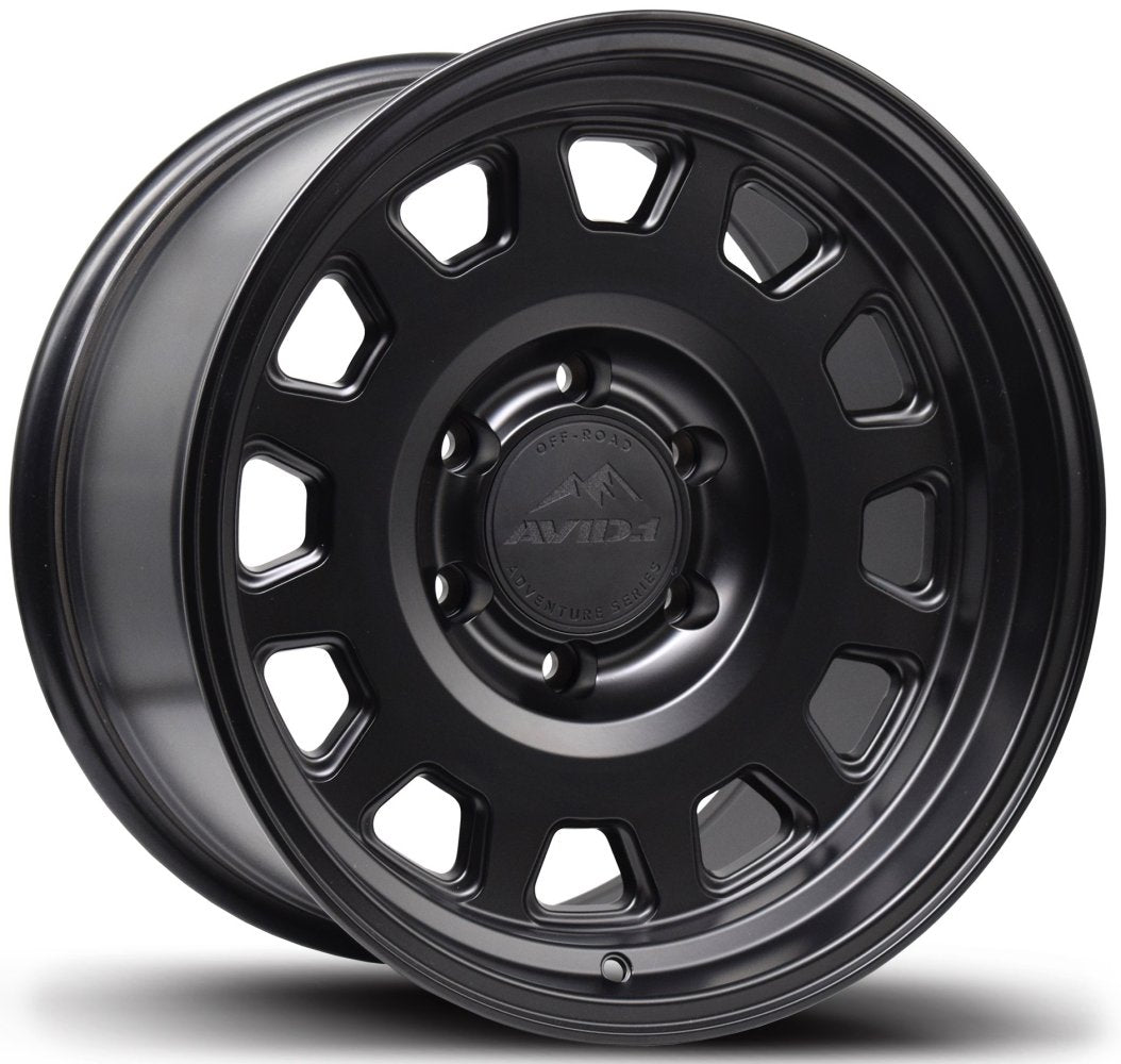 17x9 Avid.1 Offroad AT03 Matte Black (Flow Formed) 5x5/127 -12mmAvid.1 Offroad - Flex Offroad