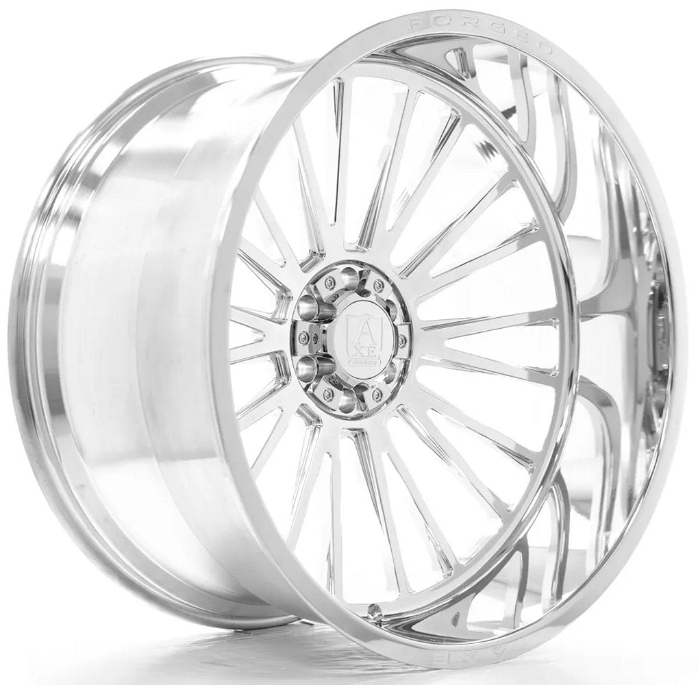24x14 AXE Offroad AF7 Forged Fully Polished (Full Forged) (* May Require Trimming) 6x135 6x5.5/139.7 -76mm - Flex Offroad