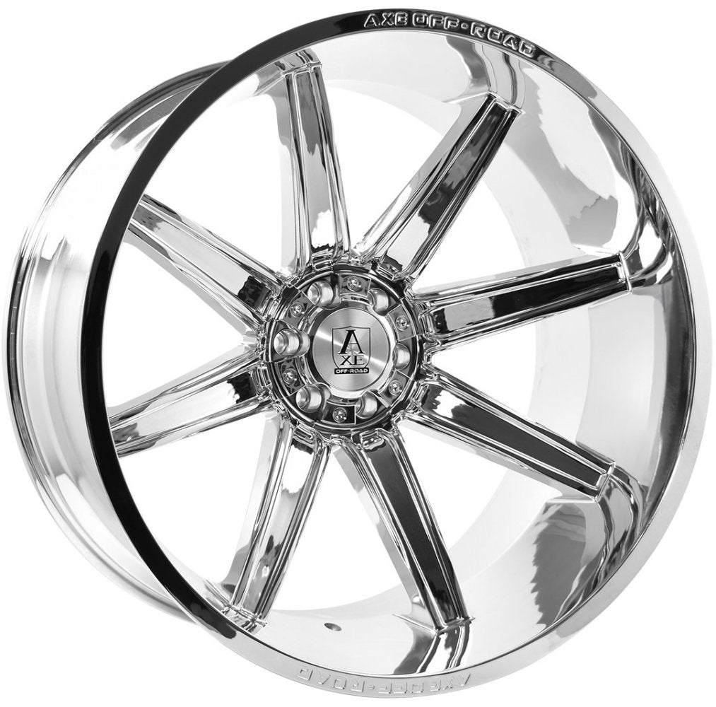 26x14 AXE Offroad Artemis Chrome (* May Require Trimming) 8x6.5/165 -76mm - Flex Offroad