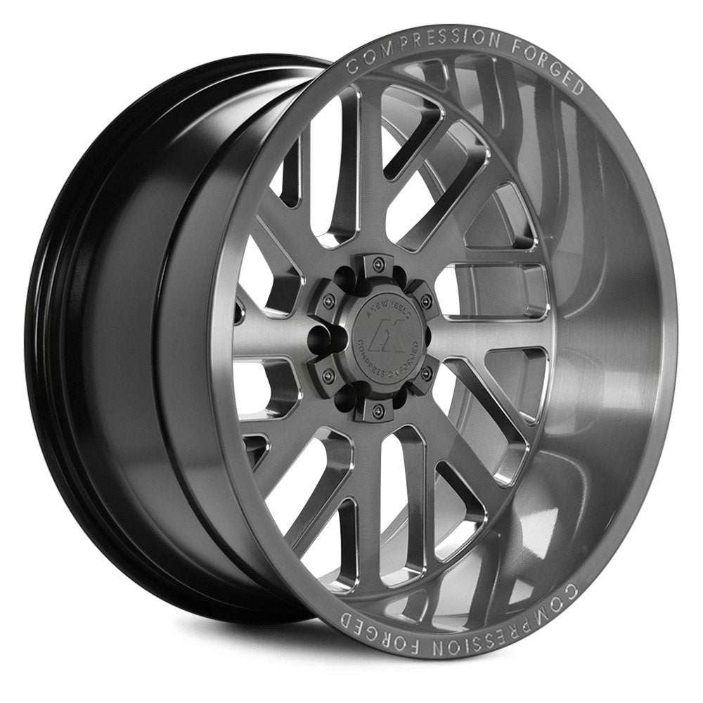 (Clearance - No Returns) 22x12 AXE Offroad AX2.4 Karbon Brush (Compression Forged) (* May Require Trimming) 5x5/127 5x5.5/139.7 -44mm