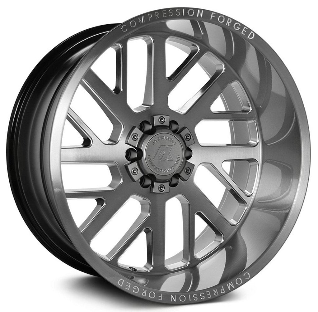 (Clearance - No Returns) 22x12 AXE Offroad AX2.4 Karbon Brush (Compression Forged) (* May Require Trimming) 5x5/127 5x5.5/139.7 -44mm