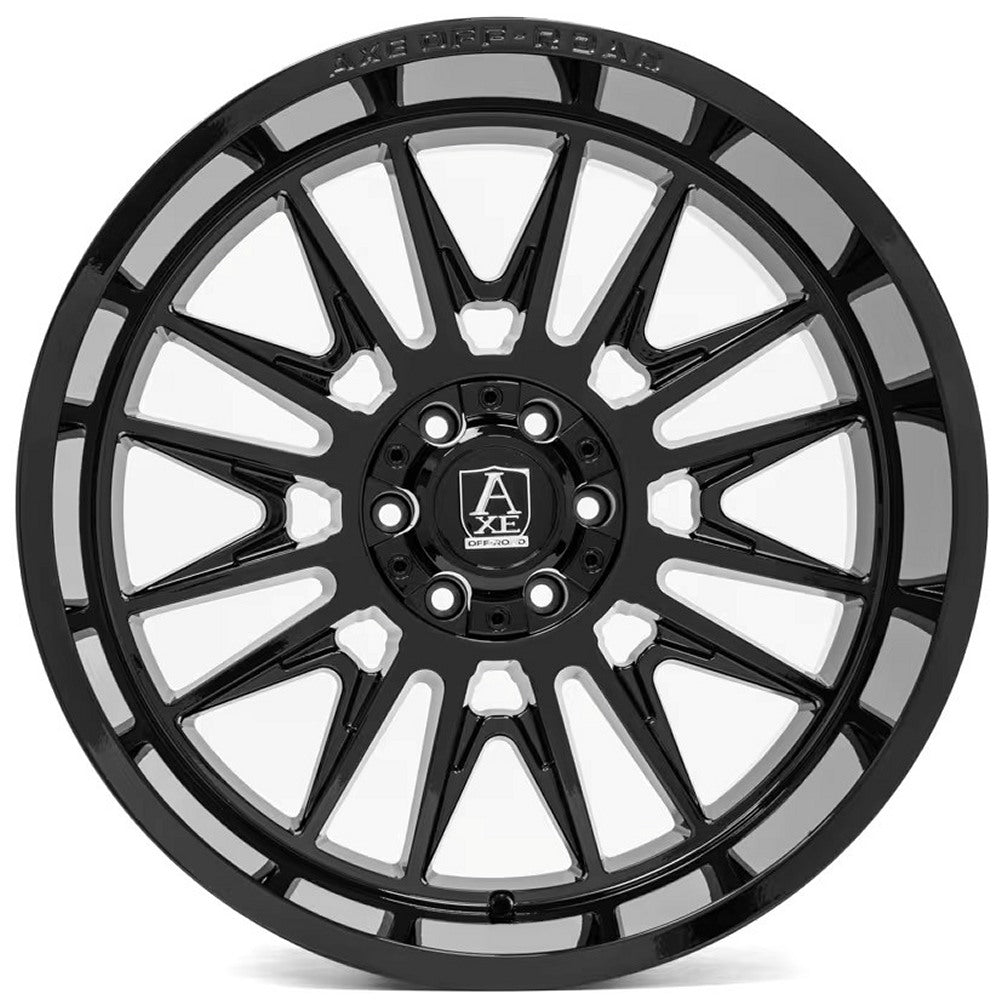 22x10 AXE Offroad Echo Gloss Black 8x170 -19mm
